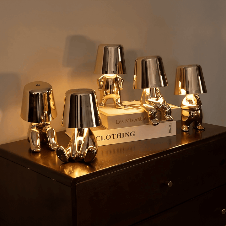 LumaGlow - Lampada da Scrivania Decorativa Ricaricabile