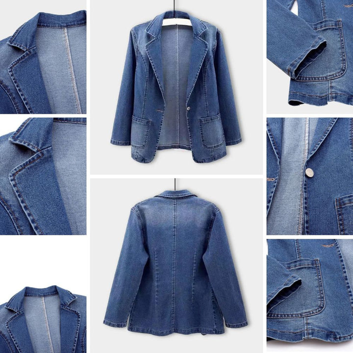 Bogumiła - Elegante Blazer in Denim