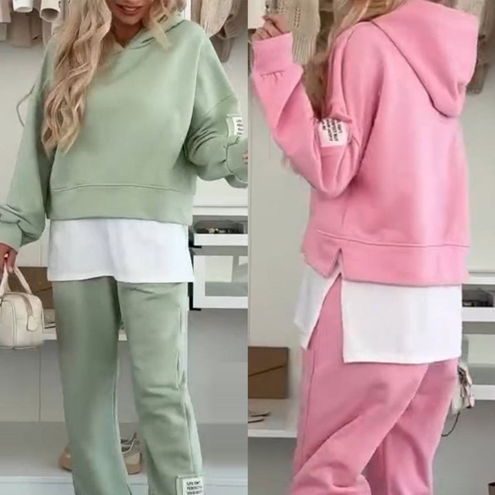 Bronie - Felpa Oversize Con Cappuccio e Pantaloni Jogger
