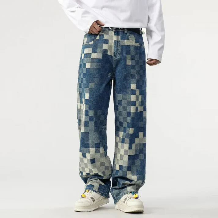 Luc - Jeans In Denim a Mosaico