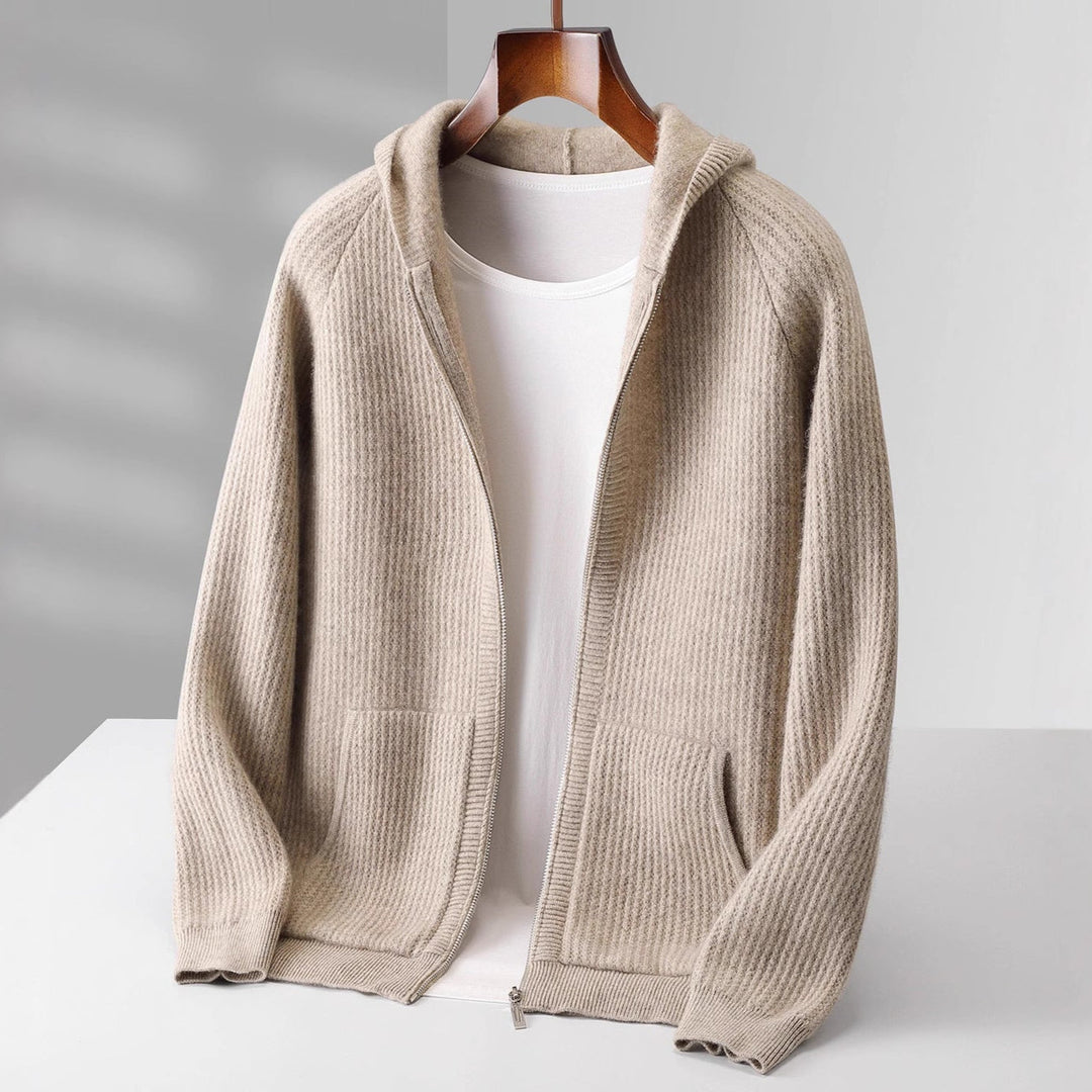 Yonel - Felpa Con Cappuccio in Cashmere di Lusso
