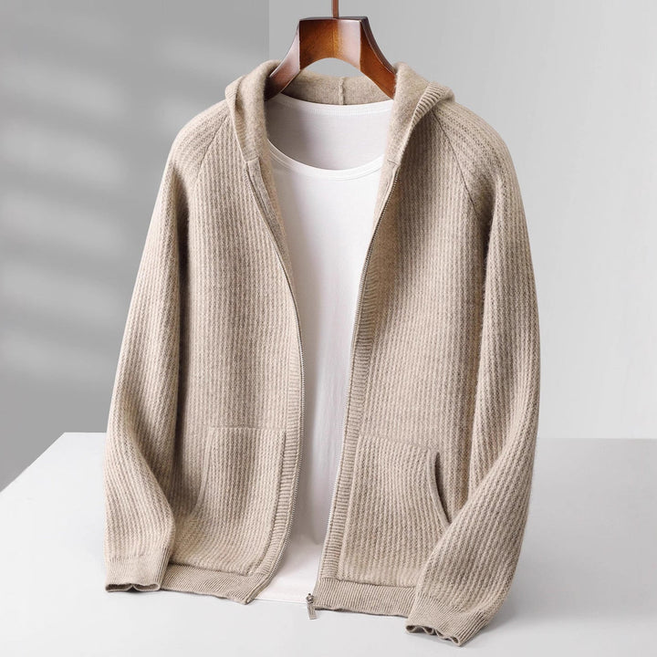 Yonel - Felpa Con Cappuccio in Cashmere di Lusso