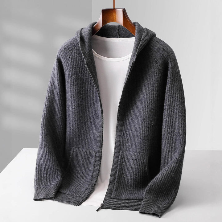 Yonel - Felpa Con Cappuccio in Cashmere di Lusso