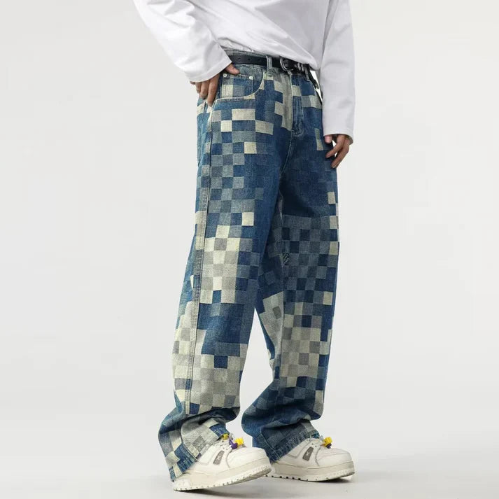 Luc - Jeans In Denim a Mosaico