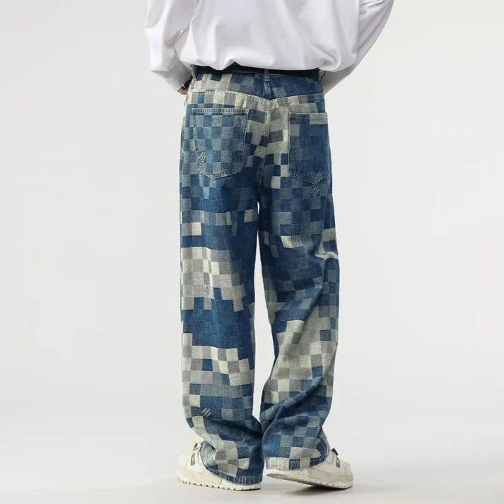 Luc - Jeans In Denim a Mosaico