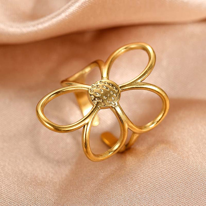 Meloni - Anello Regolabile Ispirato Alla Margherita