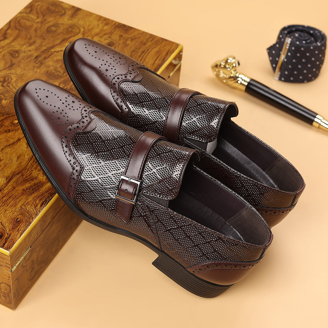 Pastor - Scarpa Eleganti Con Fibbia In Pelle
