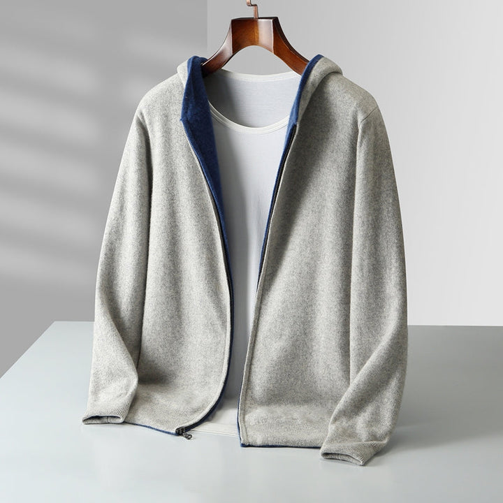 Ayalon - Felpa Con Cappuccio in Cashmere Reversibile