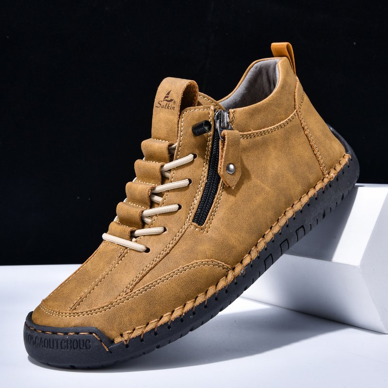 Yuval - Scarpe Da Ginnastica In Pelle Con Cerniera Laterale