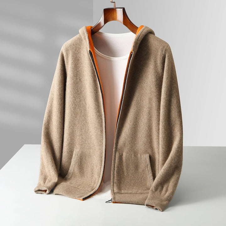 Ayalon - Felpa Con Cappuccio in Cashmere Reversibile