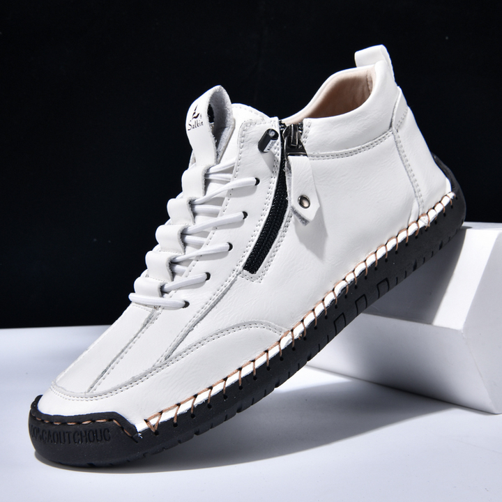 Yuval - Scarpe Da Ginnastica In Pelle Con Cerniera Laterale