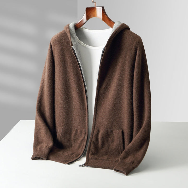 Ayalon - Felpa Con Cappuccio in Cashmere Reversibile