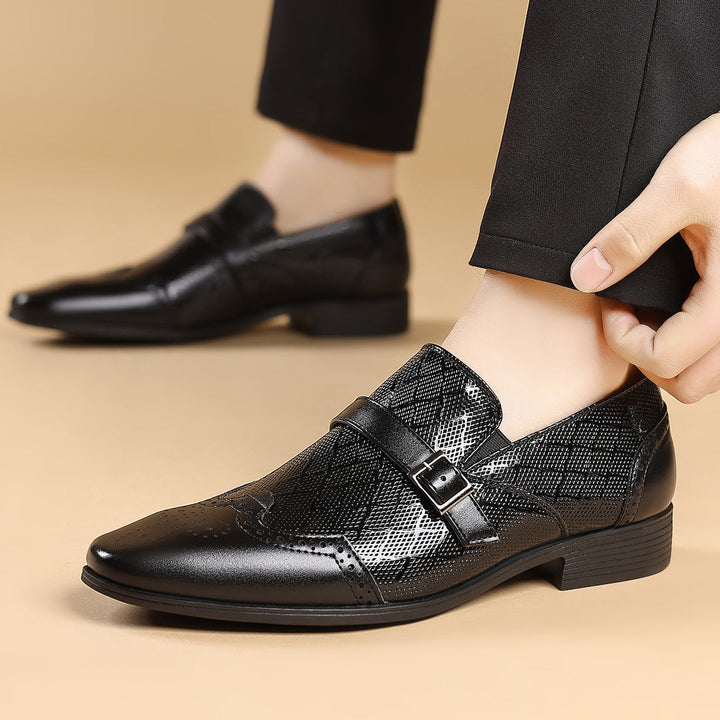 Pastor - Scarpa Eleganti Con Fibbia In Pelle