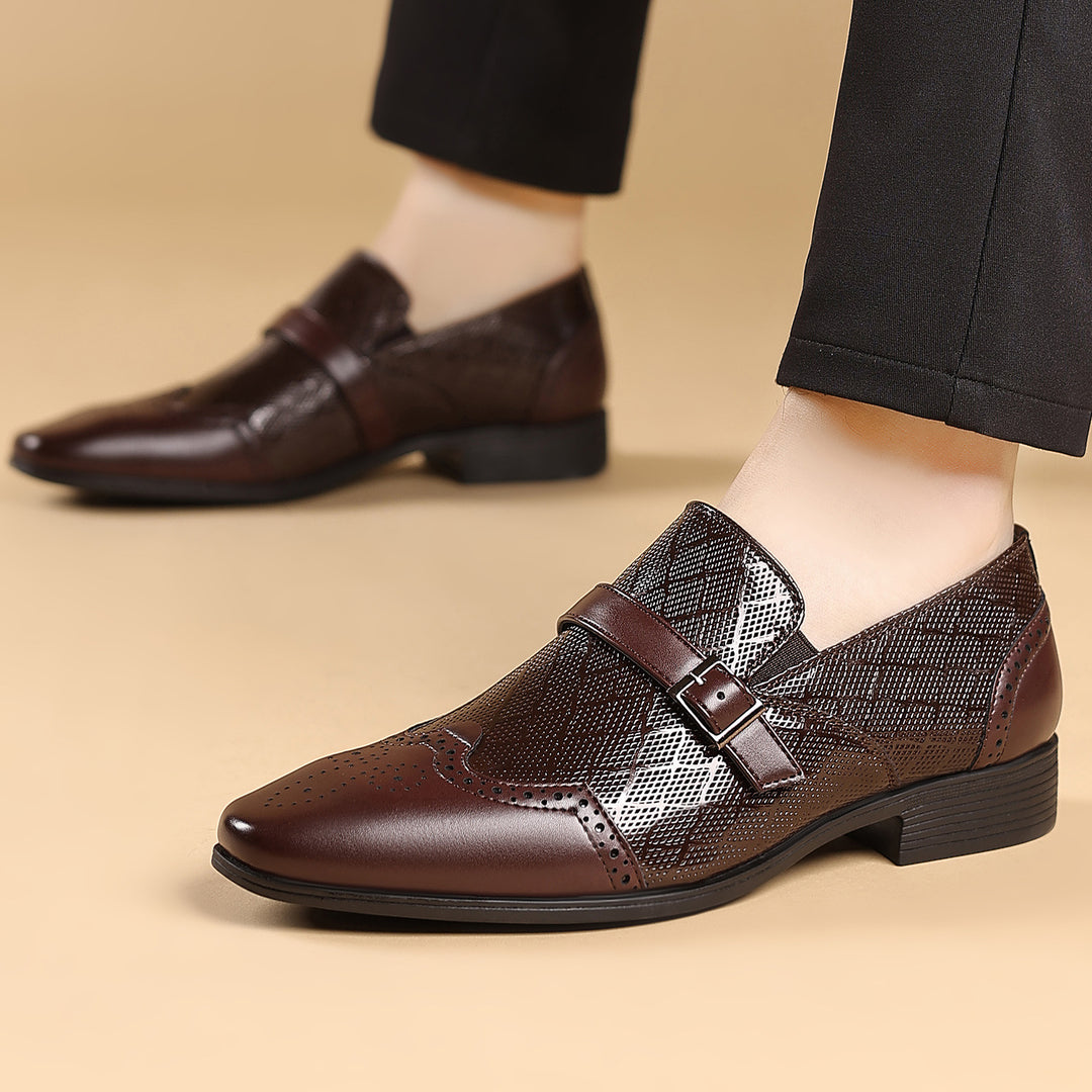 Pastor - Scarpa Eleganti Con Fibbia In Pelle