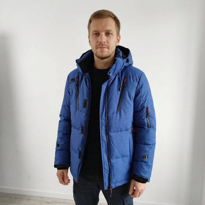 Alaxis - Piumino Con Cappuccio e Tasche Con Cerniera