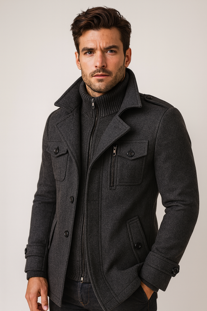 Mykhailo - Cappotto Invernale Con Cerniera