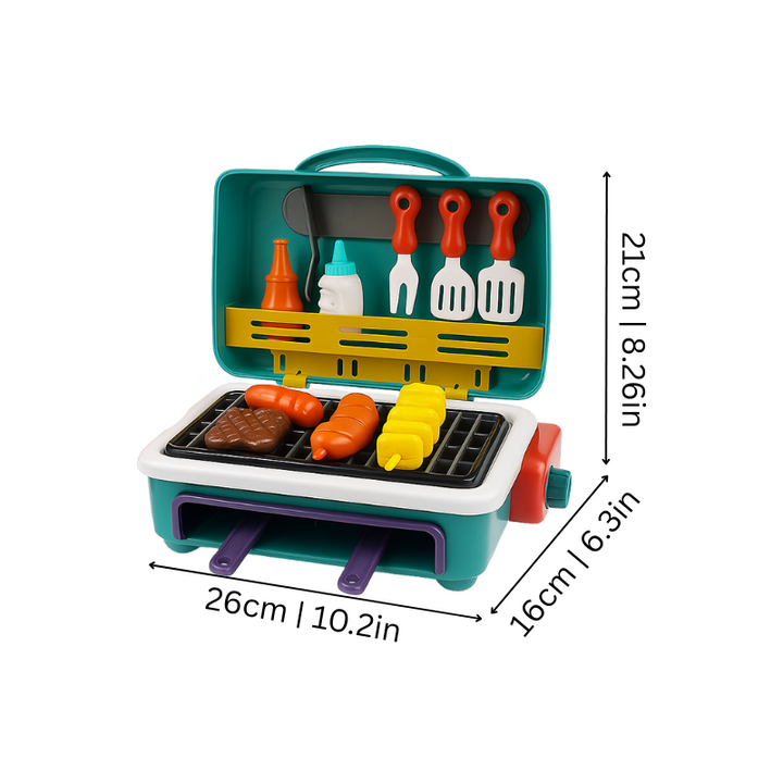 GrillMagic - Set da Barbecue con Cibo che Cambia Colore