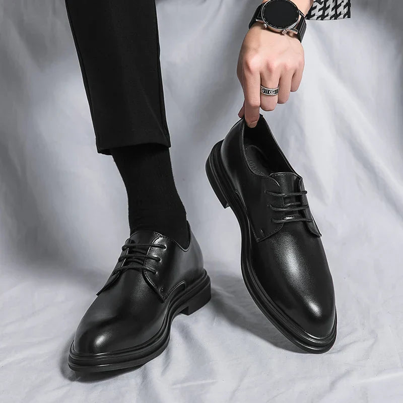 Kian - Scarpe Stringate in Pelle