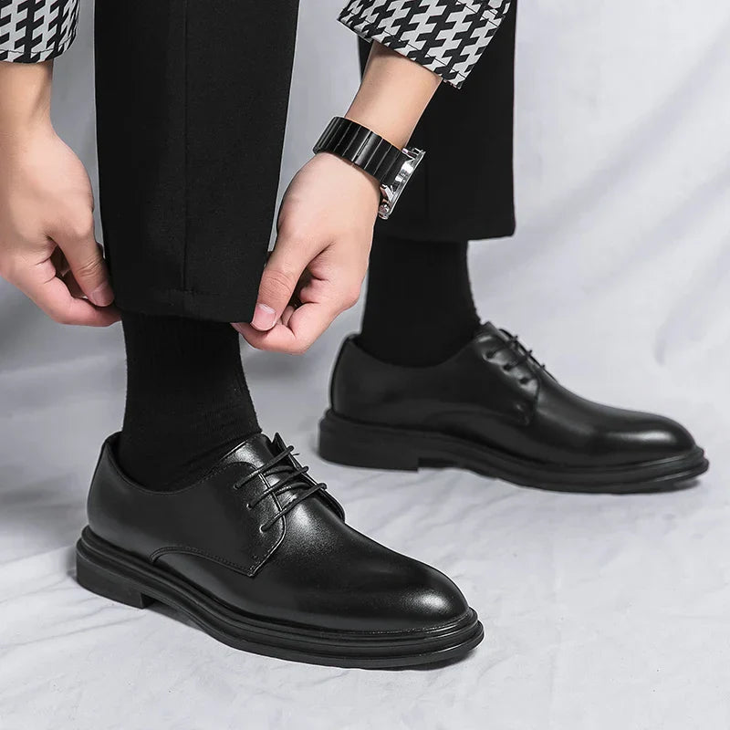 Kian - Scarpe Stringate in Pelle