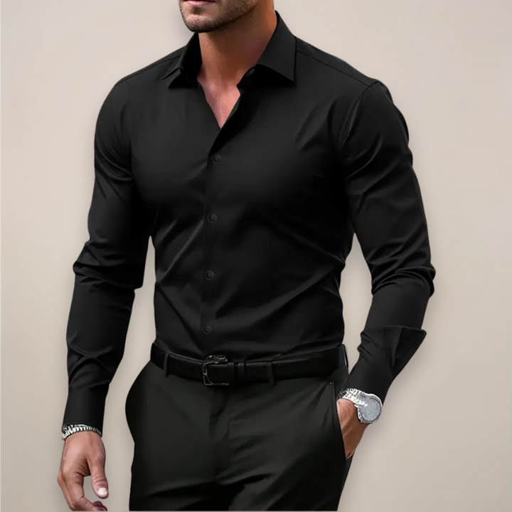 Brenno - Camicia a Maniche Lunghe Con Bottoni