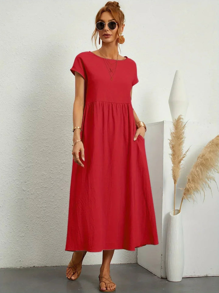Neila - Abito Lungo Oversize Con Tasca