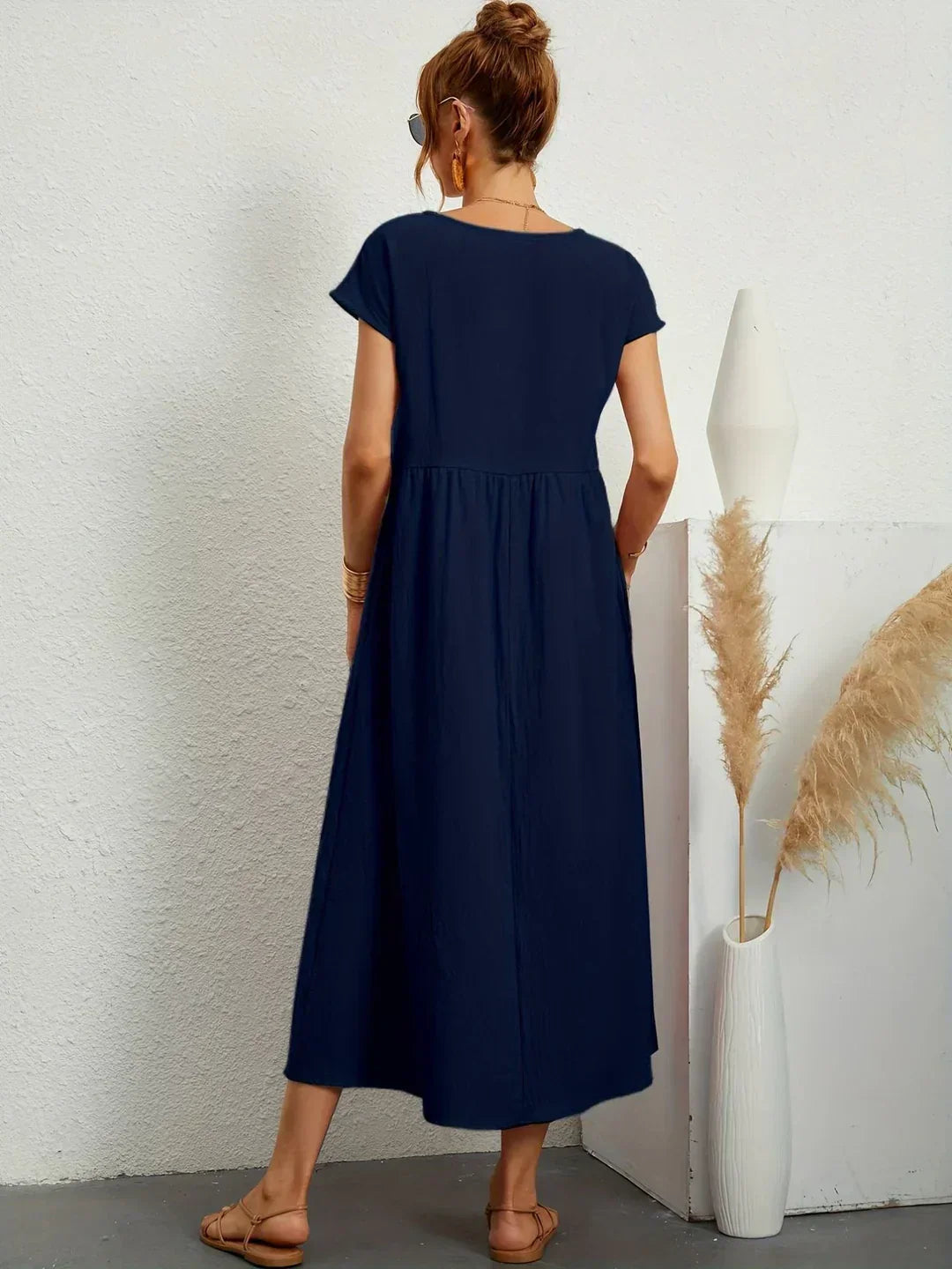 Neila - Abito Lungo Oversize Con Tasca