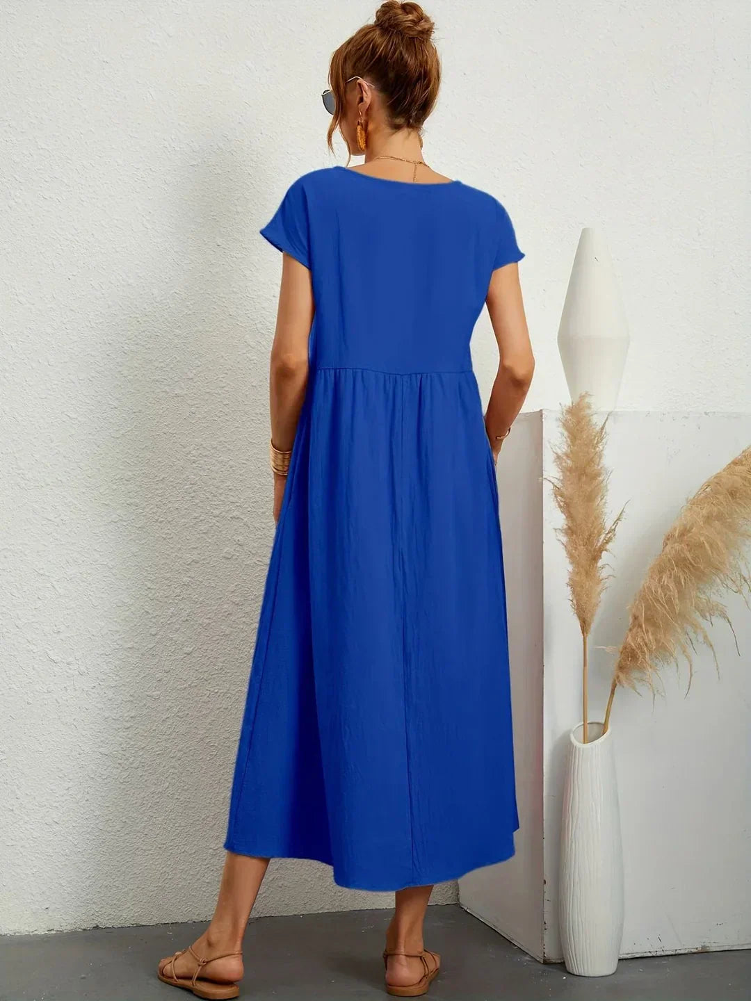 Neila - Abito Lungo Oversize Con Tasca