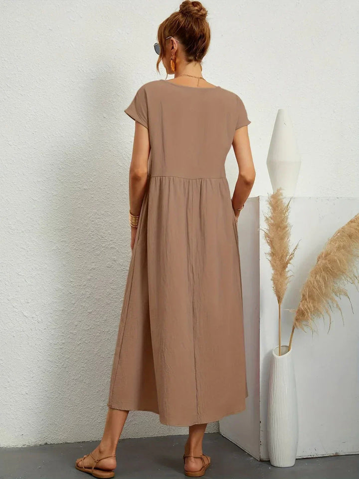 Neila - Abito Lungo Oversize Con Tasca