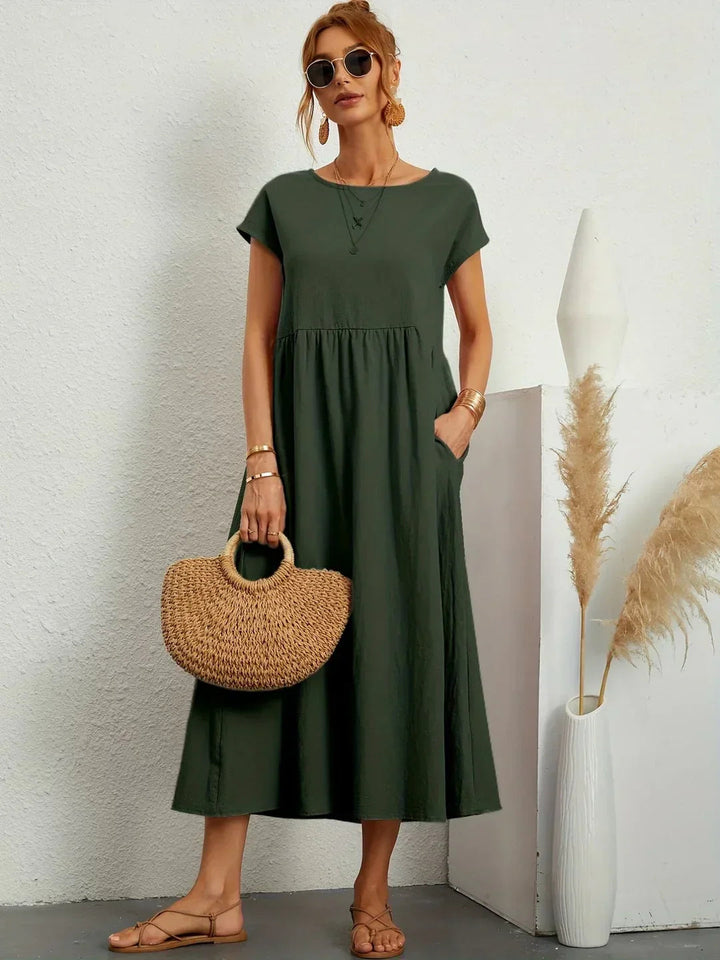 Neila - Abito Lungo Oversize Con Tasca