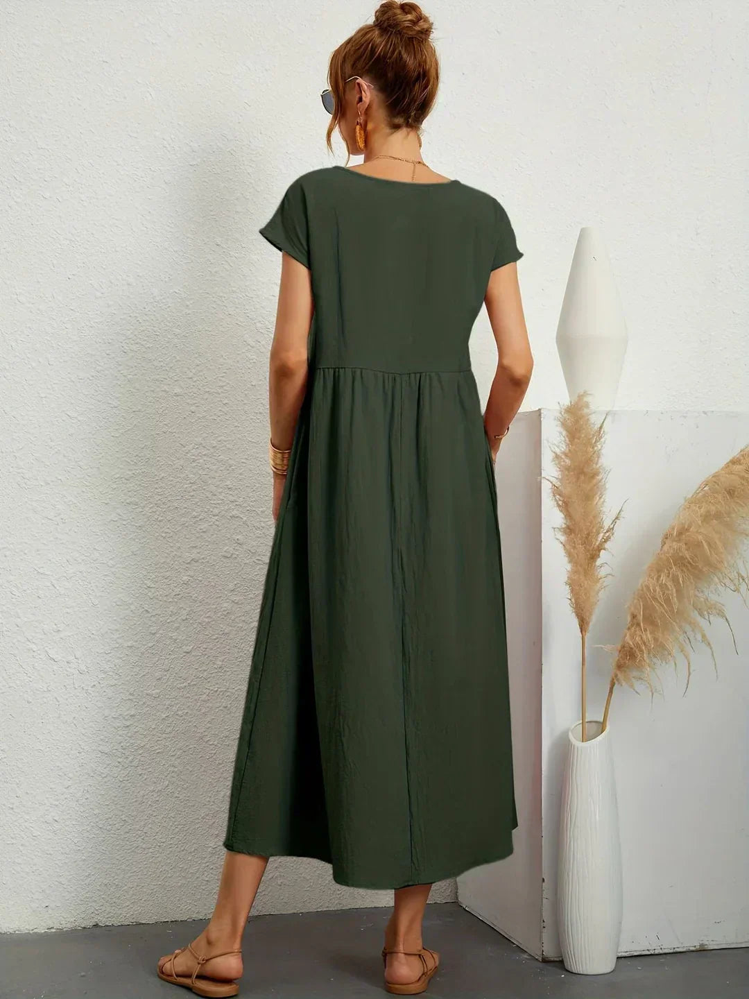 Neila - Abito Lungo Oversize Con Tasca