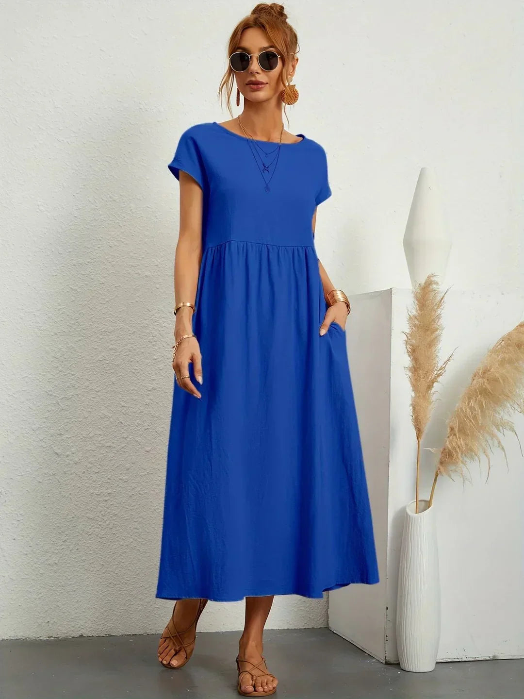 Neila - Abito Lungo Oversize Con Tasca
