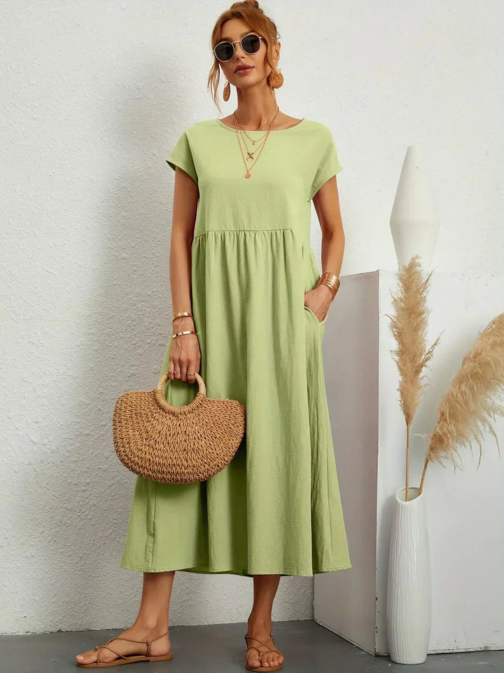 Neila - Abito Lungo Oversize Con Tasca