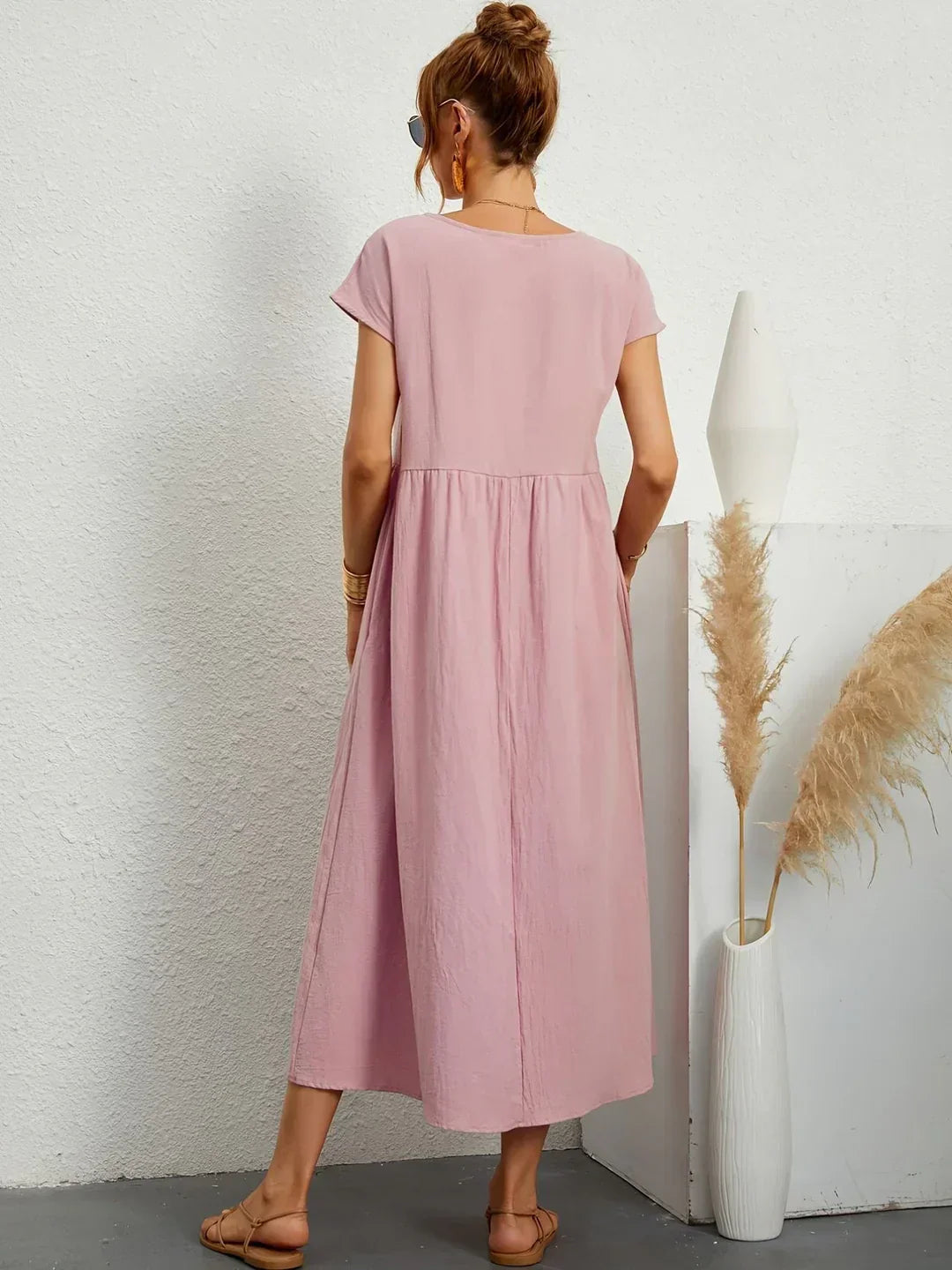 Neila - Abito Lungo Oversize Con Tasca