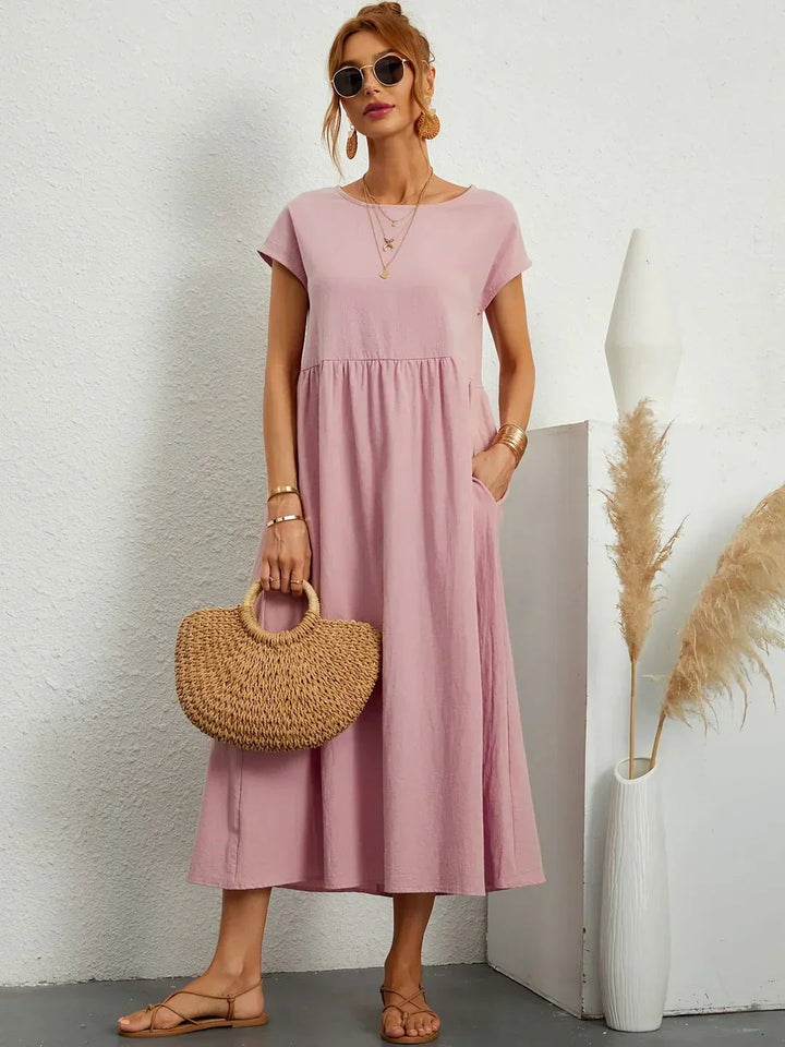 Neila - Abito Lungo Oversize Con Tasca