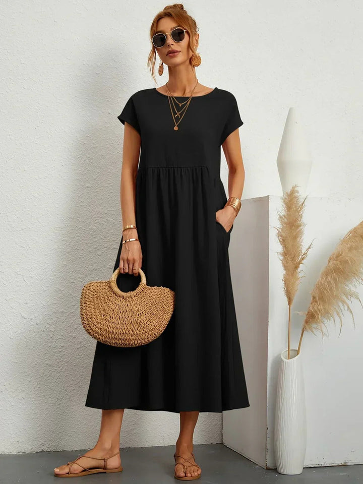 Neila - Abito Lungo Oversize Con Tasca