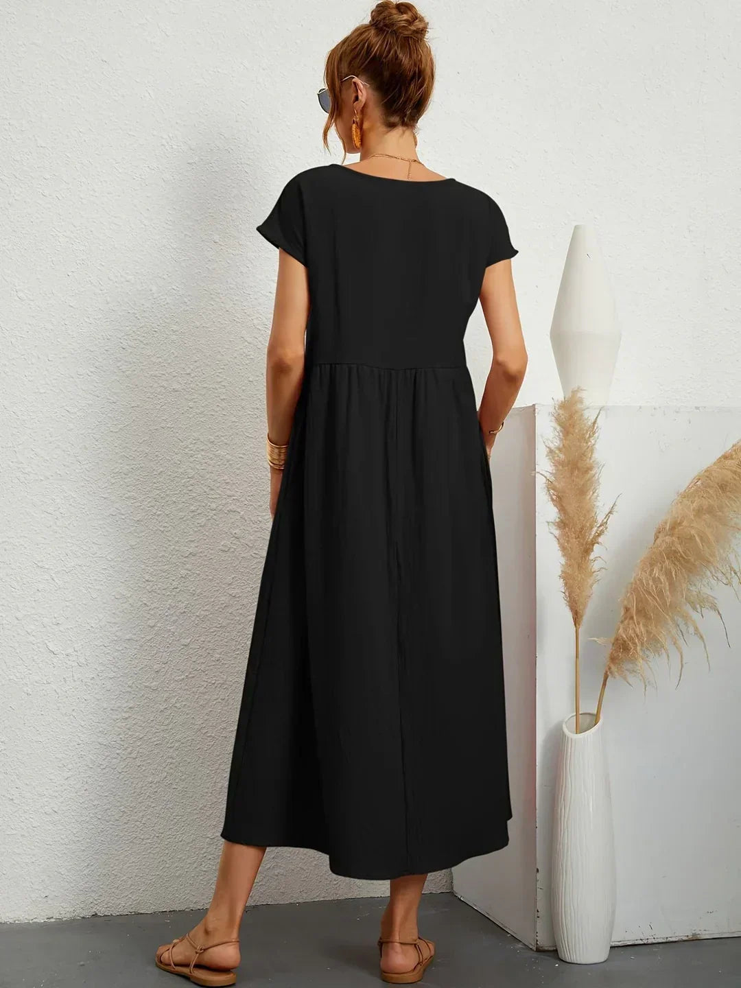 Neila - Abito Lungo Oversize Con Tasca