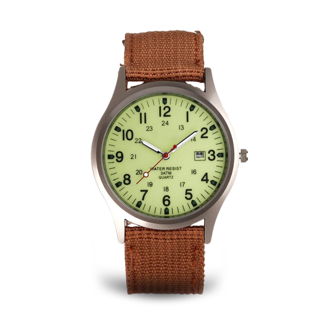 Orologio da polso casual ispirato al militare