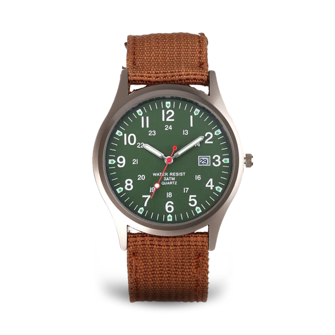 Orologio da polso casual ispirato al militare