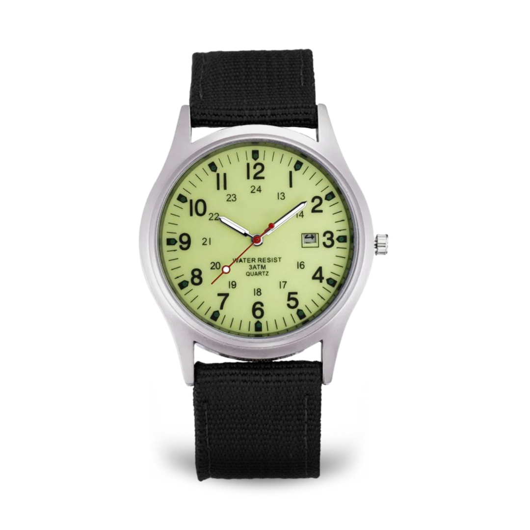 Orologio da polso casual ispirato al militare