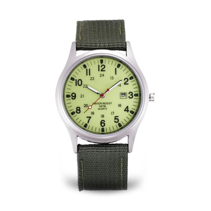 Orologio da polso casual ispirato al militare