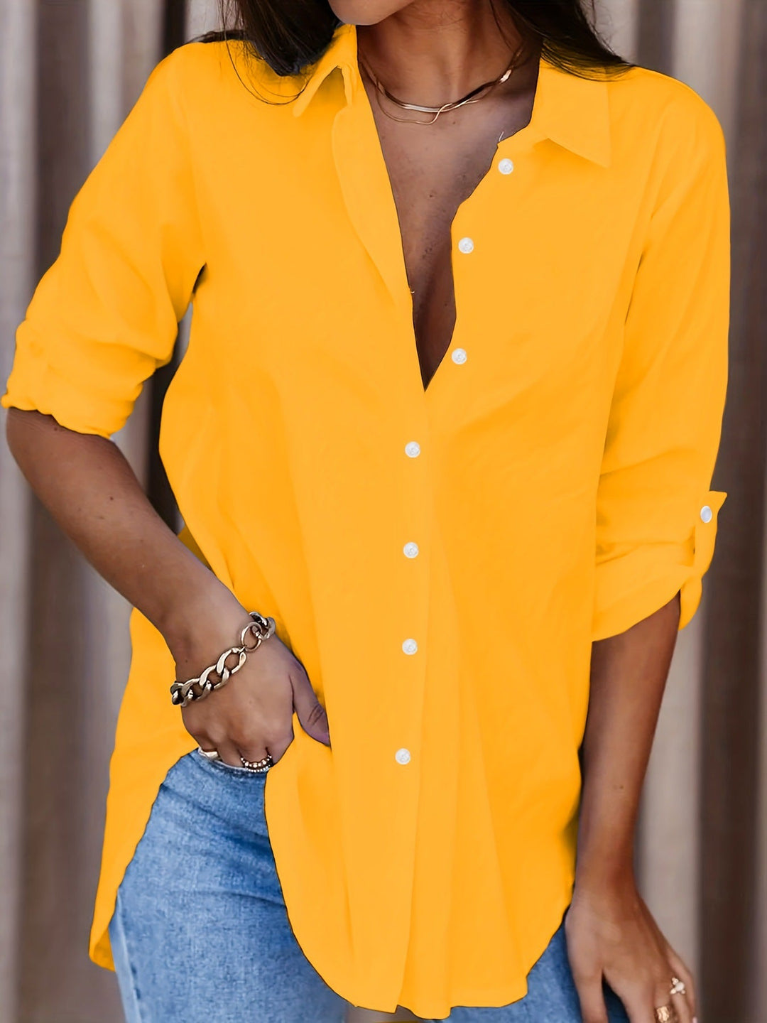 Arissa - Casual Button-up Shirt