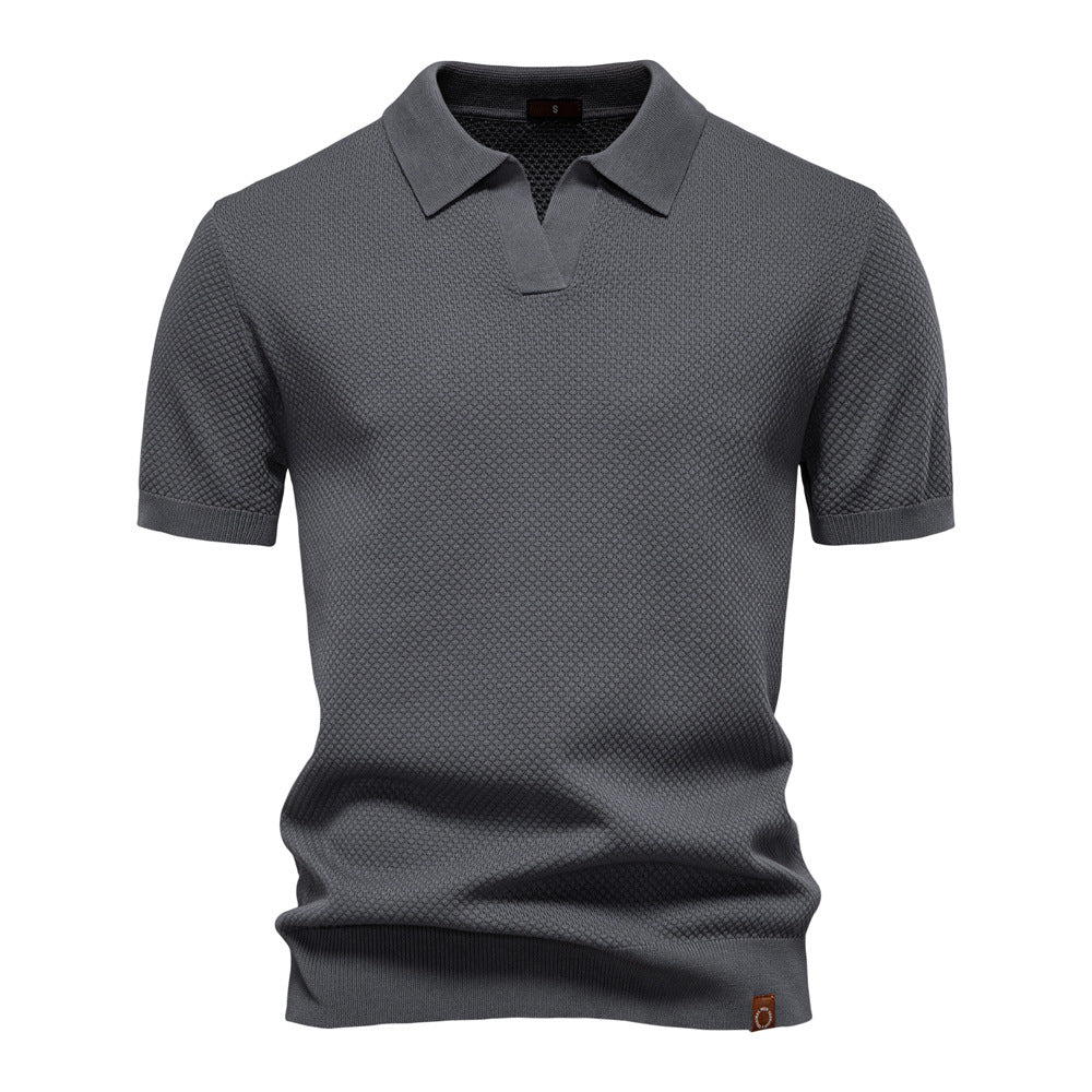 Kostas - Elegante Polo a Maniche Corte Camicia