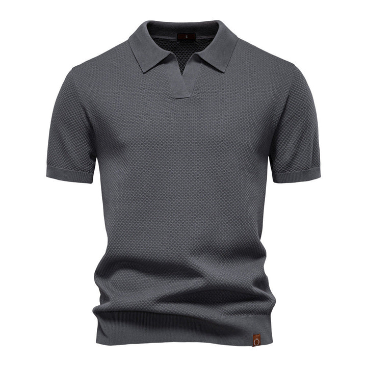 Kostas - Elegante Polo a Maniche Corte Camicia