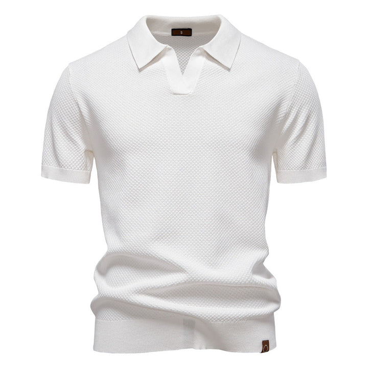 Kostas - Elegante Polo a Maniche Corte Camicia