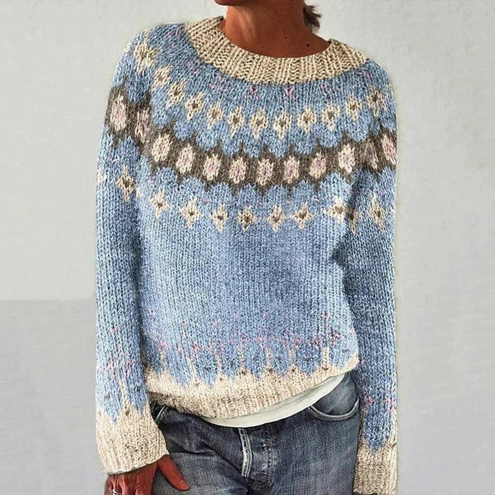 Nitzan - Maglione Elegante a Maniche Lunghe