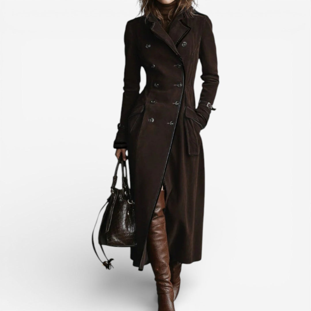 Ingeborg - Trench in pelle scamosciata
