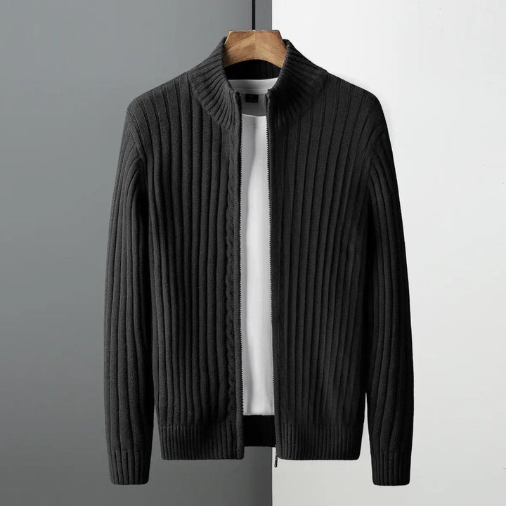Ovidiu - Cardigan a Righe Con Cerniera