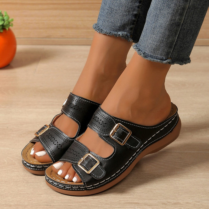 Eloisa – Sandali Eleganti Con Zeppa Regolabile