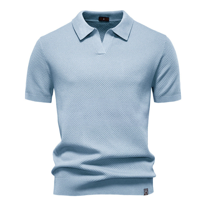 Kostas - Elegante Polo a Maniche Corte Camicia