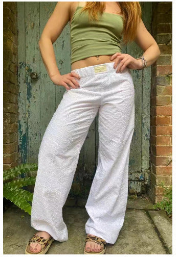 Evgenia - Pantaloni Lounge Dal Taglio Ampio Con Fascia Elastica In Vita